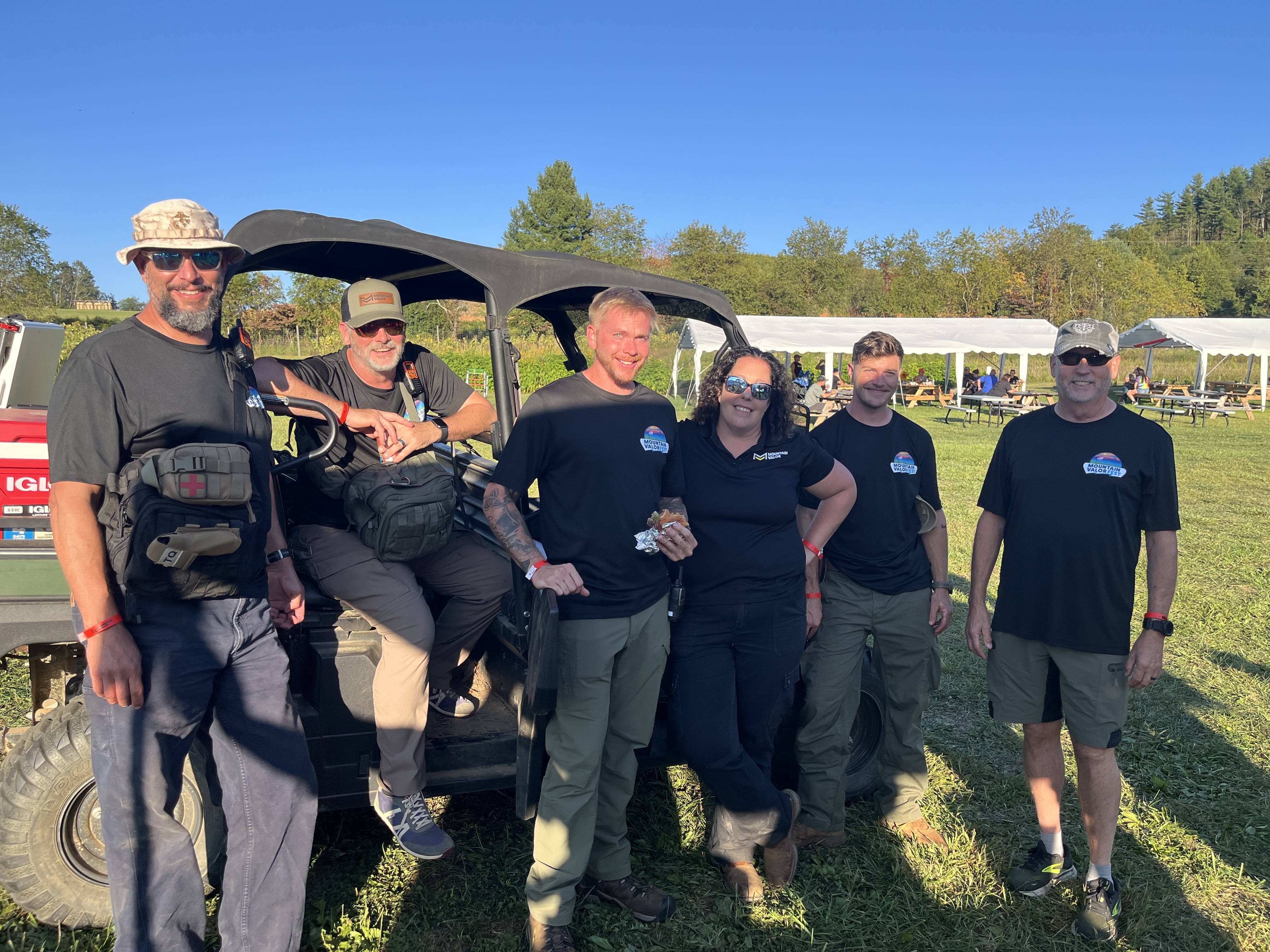 Mountain Valor volunteers at Mountain Valor Fest